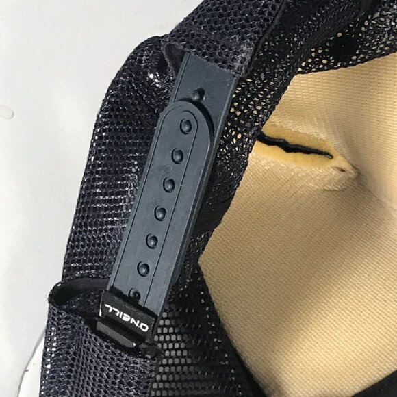 O'Neill Surf Beachwear Blue Red Stripe Stars Trucker Snapback Hat Cap - Picture 3 of 6